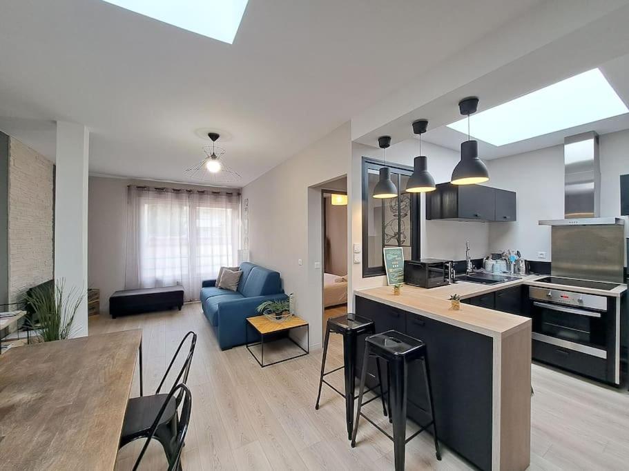 Manhattan, Appartement Calme Reims Kültér fotó